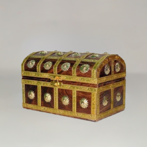 Antique Handcrafted Ethnic Indian Jewellery Box - Image 4
