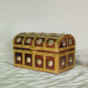 Antique Handcrafted Ethnic Indian Jewellery Box - Image 5